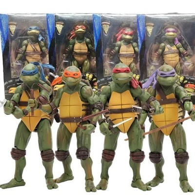 NECA Ninja Turtles 1990 Movie TMNT Teenage Toys Mutant 7'' Action Figure - BNIB