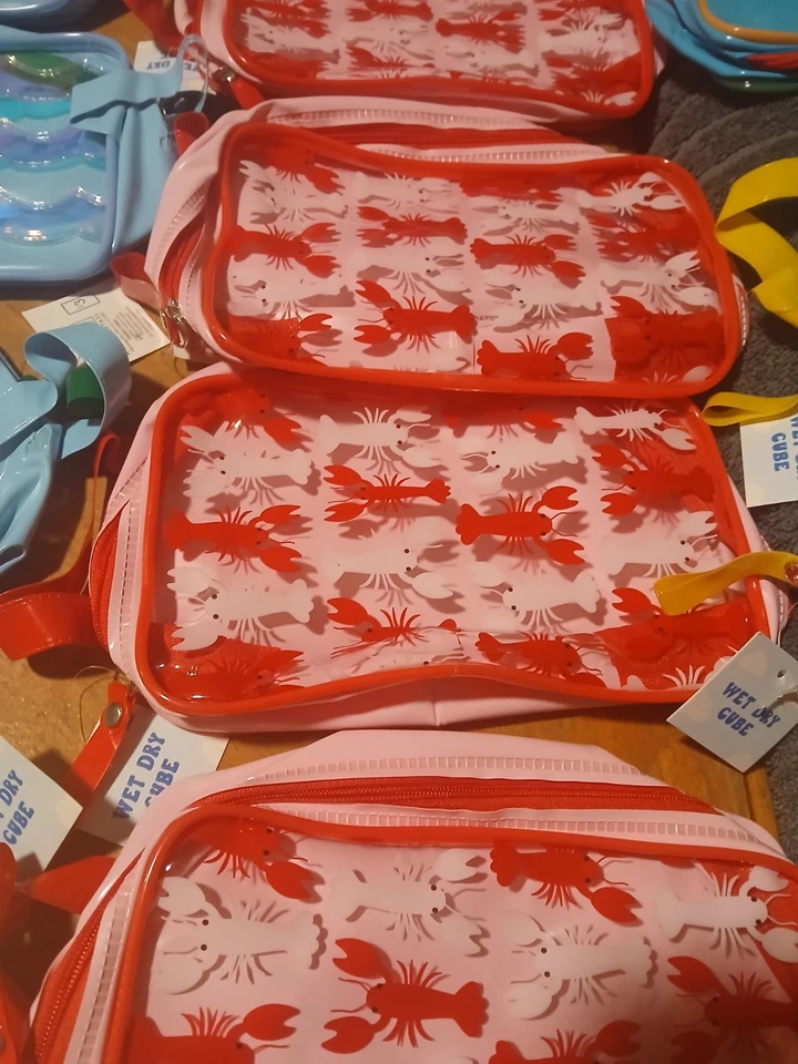 Lote de 16 bolsas de playa cubo seco húmedo favorito piscina a granel niños  Foto 4 de 4