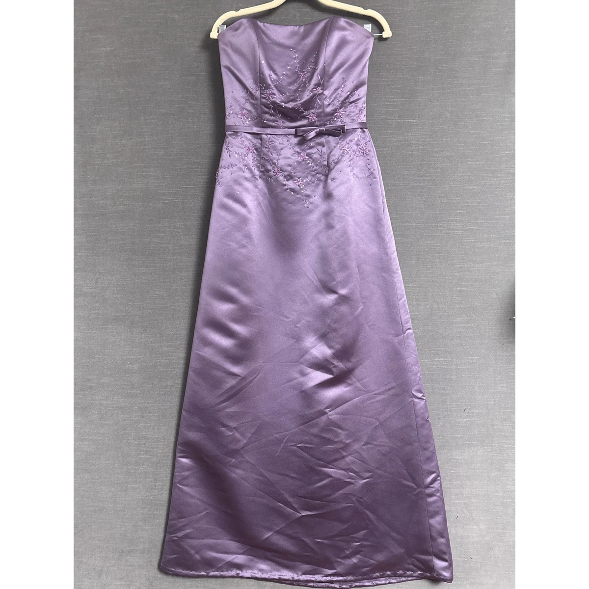 open lace back dress Katherine Purple Silk Maxi Dress XXSmall / Purple main image 1