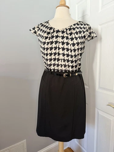 Abito Alyx Limited con cintura a pied de poule taglia 8 Ottime condizioni!