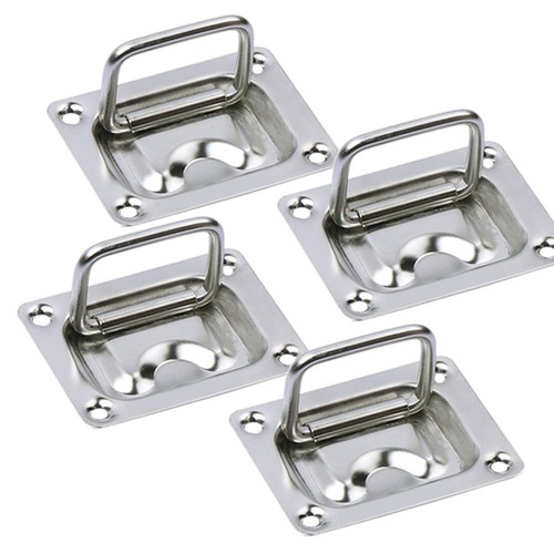 4X Boat Ring Hatch Latch Deck Hatch Handle Flush Mount Lifting Ring ...