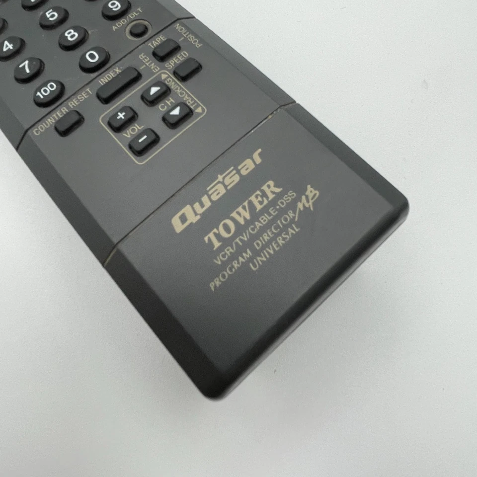 Quasar Remote Control VSQS1600 For VCR TV Tower Genuine Tested Works OEM - Image 2 of 4