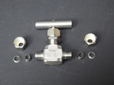 Hy-Lok NV2H 6M R 316 Nadelventil VA Stainless Steel Integral Bonnet Needle Valve