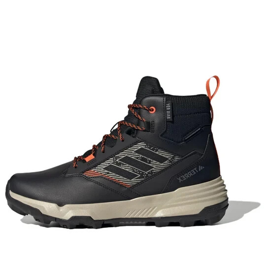 Size 11 - adidas Terrex Unity Leather Rain.RDY Mid Black Semi