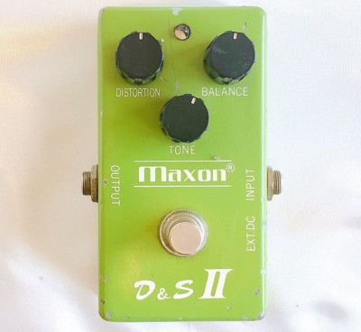 Maxon D&S2 II Distortion ＆Sustainer 1980s Vintage Guitar pedal