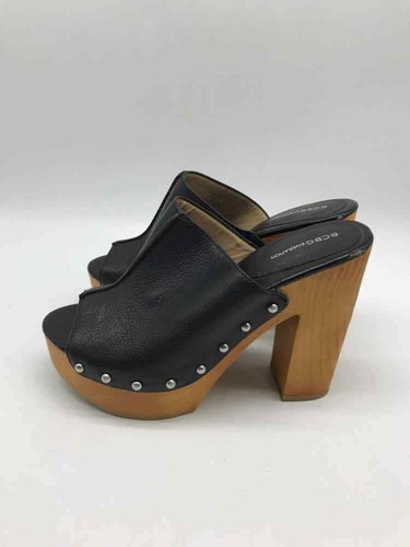 Pre-Owned BCBG Generation Black Size 7 Clog Heels - Picture 2 of 7
