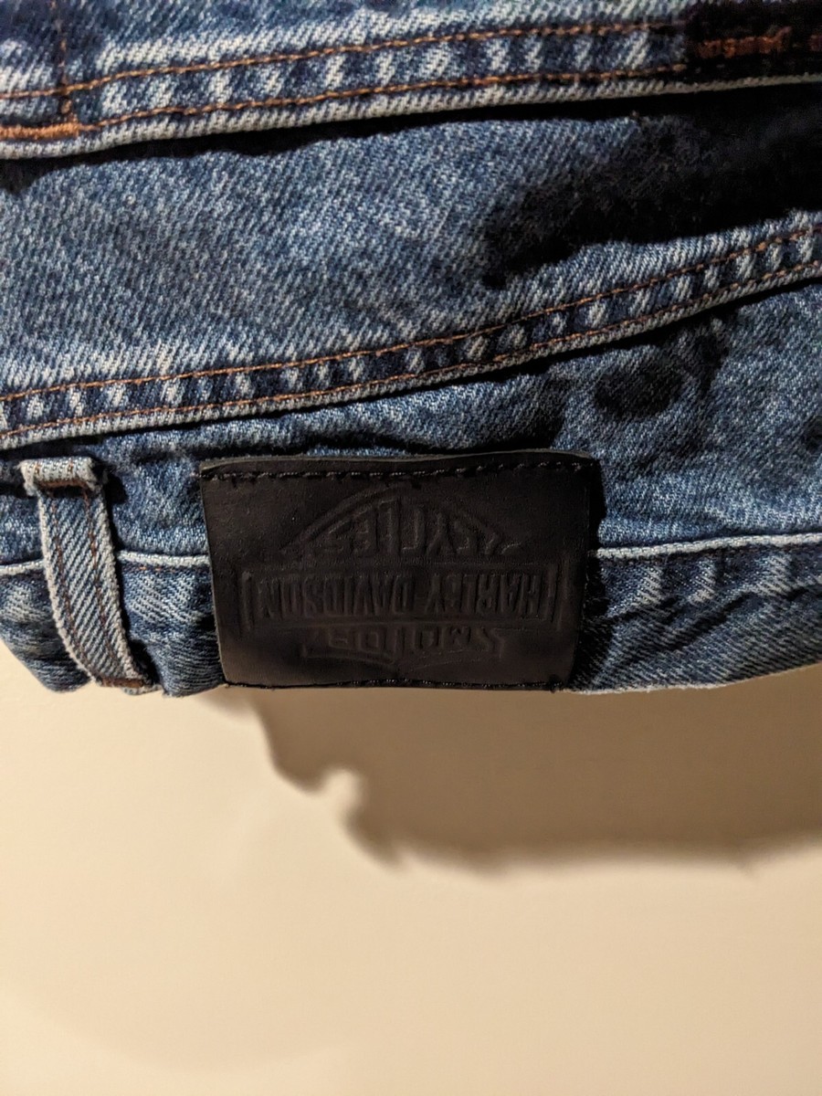 Vintage Y2K Harley-Davidson Motorcycle 36 x 36 Baggy Denim Vintage Y2K Harley-Davidson Motorcycle 36 x 36 Baggy Denim