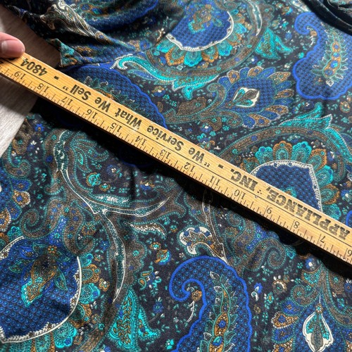 Vintage 80s Garland Women's 3-Piece Set Sz 10 – Paisley Top Skirt & Pants Rayon - Picture 9 of 16