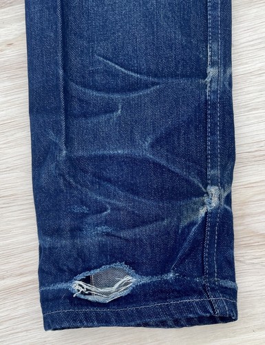 Naked Famous Weird Guy Indigo Selvedge Denim Button Fly Jeans Men's Blue Size 30 - Picture 9 of 12