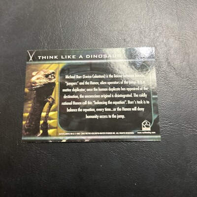 11b Outer Limits Sex Cyborgs Science Fiction 2003 #62 Think Like A Dinosaur
