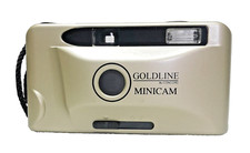 Concord Goldline Minicam 35mm Point & Shoot Camera Vintage Works Not Film Tested