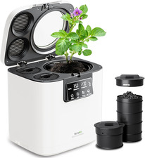 Electric Composter for Kitchen, Smart Compost Bin with Viewing Window Indoor Out