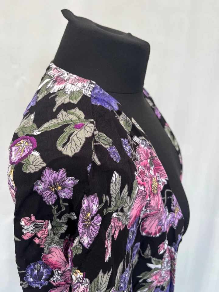 Fringed Multicolour Blouse Size 10 by New Look - Image 3 of 4