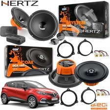 Kit 6 Casse Altoparlanti Hertz DSK DCX 165.3 Ant+Post Renault Captur dal 2013