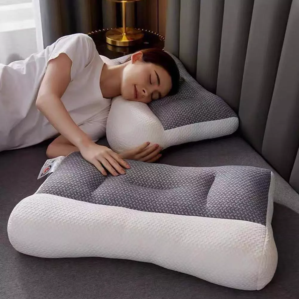 2 ergonomic hypoallergenic pillows in Memory Foam - Cervical Memory