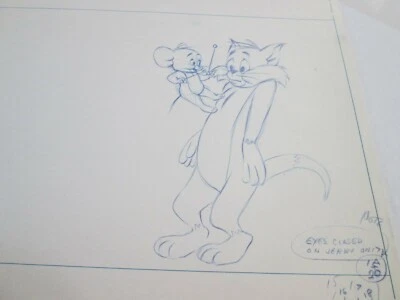 MGM Tom and Jerry 1964 Production Drawing Chuck Jones cel - Image 1 of 2