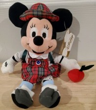 DISNEY STORE SEPTEMBER BIRTHSTONE MINNIE MOUSE BEAN BAG PLUSH DOLL FIGURE TAG