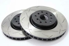 DBA T3 4000 Series Slotted Brake Rotors Front Pair for 04-17 Subaru WRX STI NEW