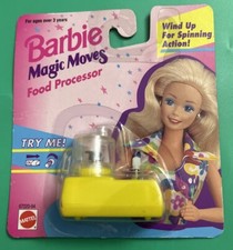 Barbie Magic Moves Food Processor- Wind Up Spinning Action  Mattel 1995.  New