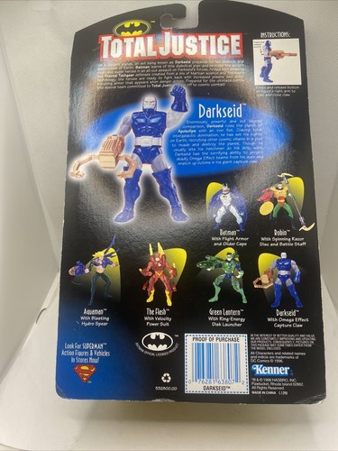 1996 Kenner Total Justice Darkseid Figure - Picture 7 of 7