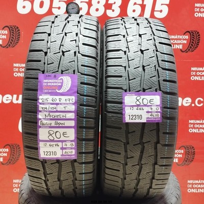2x 215 60 R17C 109/107T MICHELIN AGILIS ALPIN M+S* 7,8/7,0mm REF:12310