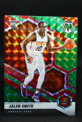 2020-21 NBA Panini Mosaic Choice Red and Green Prizm Jalen Smith #228 Rookie RC