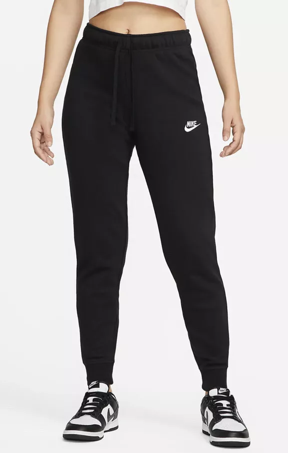 Women's Black Basic Slim Fit Joggers