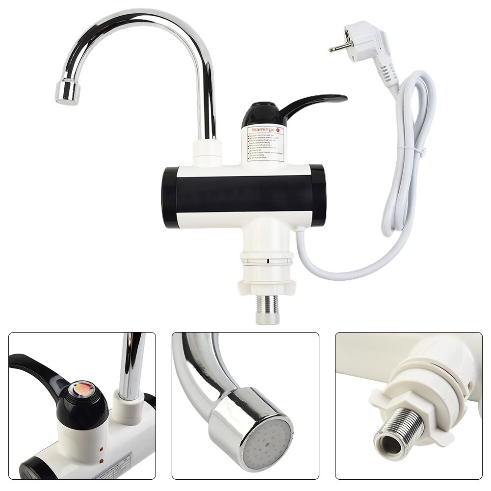 Ultra Clear Digital Display Water Heater Tap for Real Time Temperature  Control | eBay