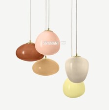 Made.com - Adrianne 5 Cluster Pendant Light, Pink, Burgundy, Yellow (New Sealed)