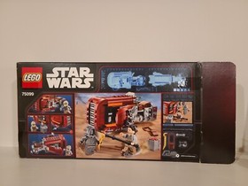 LEGO 75099 Star Wars Rey's Speeder - Complete Set Instructions & Original Box
