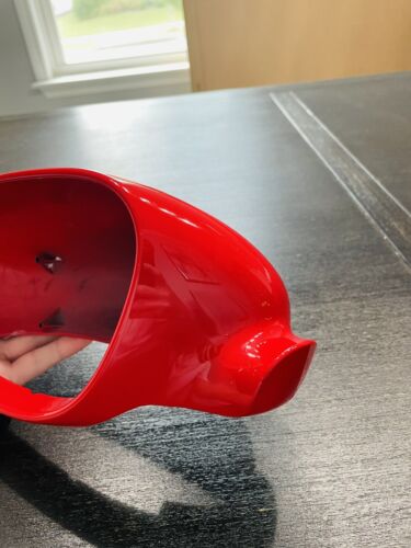 Porsche 996 911/986 Boxster 1999-2004 Left Drivers Side Mirror Cover Guards Red - Picture 4 of 6