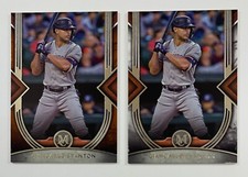 2022 Topps Museum Collection #56 Giancarlo Stanton Copper & Base Cards CKP