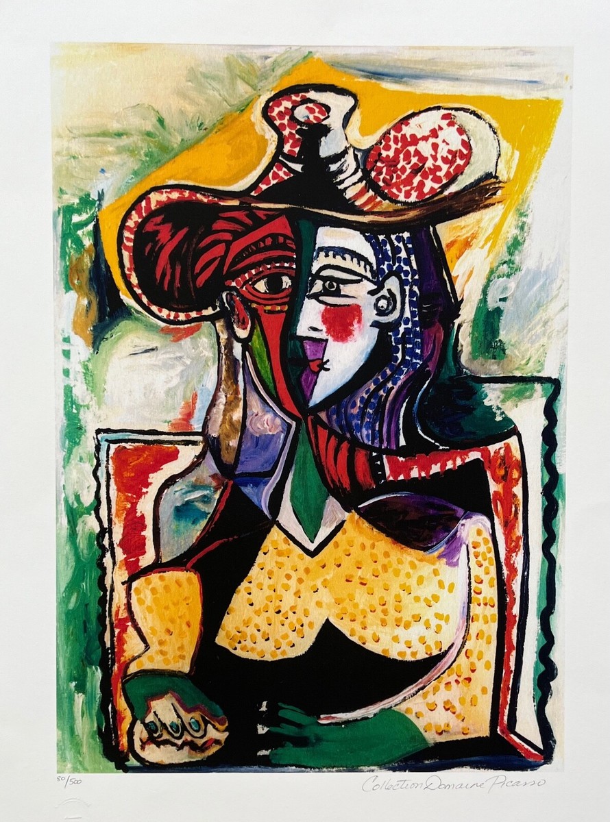Pablo Picasso PORTRAIT OF A WOMAN Estate Signed & Numbered Giclee