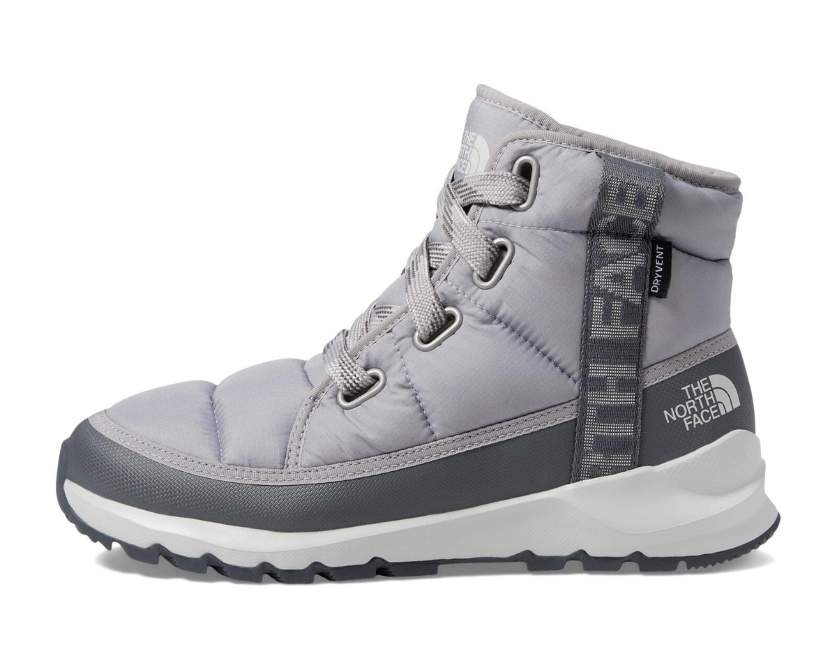 The North Face Z85127* Grey ThermoBall Lace-Up Luxe WP Puffy Boot