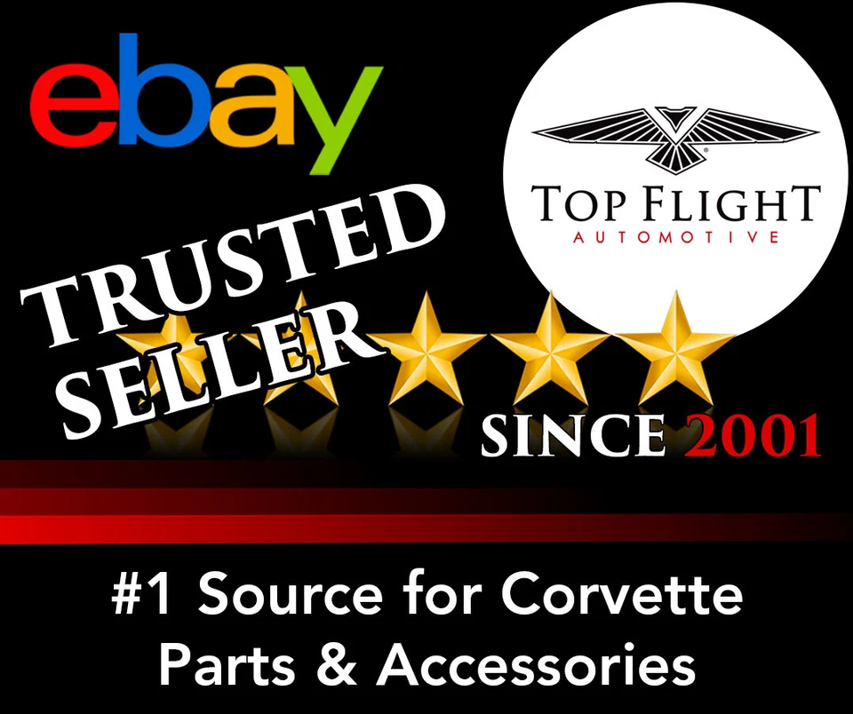 Corvette C2 C3 Park Brake Cable Rear Stainless 1965-1982 - Изображение 2 из 3