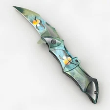 ElitEdge Folding Knife Assisted Opening Bat Design