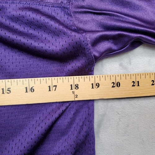 Vintage Baltimore Ravens Jersey Kids XL Purple Ray Lewis 52 Reebok NFL Players - Picture 11 of 11