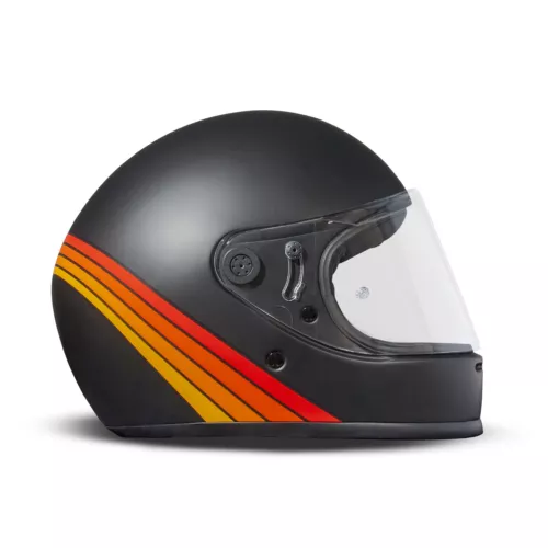 DMD RIVALE Full Face Helmet Matte Black Red