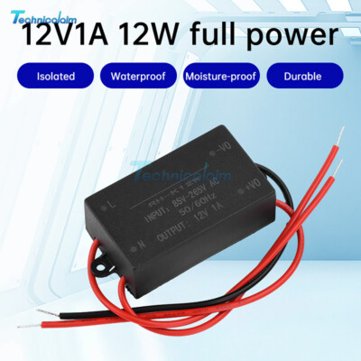 AC/DC to DC Mini Buck Power Supply Module AC85-265V to DC5V2A 12V1A  Waterproof