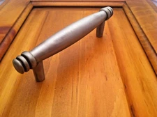 NEW BRUSHED SATIN PEWTER CABINET PULLS BETSY FIELDS DOMED RINGS PBF508YBSPC
