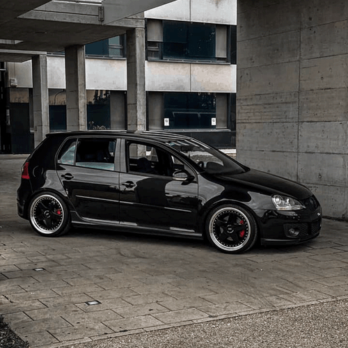 18 Zoll T2 Stufentiefbett Alufelgen 8x18 4x100 ET35 in schwarz für BMW Mini - Bild 7 von 8