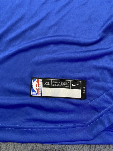 2XL TALL Team Issued Nike NBA G League DELAWARE BLUE COATS Shooting Shirt - Picture 2 of 7