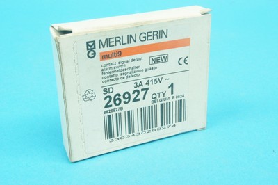 Merlin Gerin Multi 9 SD 26927 1 changeover aux. contact 3A 415 VAC for C60 new