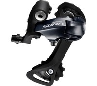 Shimano RD-R3000 Gs Sora Schaltwerk 9-Fach, Mittlerer KäFig, Schwarz, Ovp
