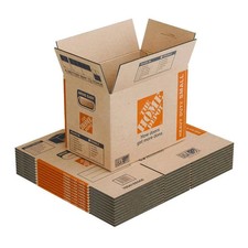Medium Shipping  Moving Boxes - 10 Boxes with Handles-18  1/18 X 18  X 16  