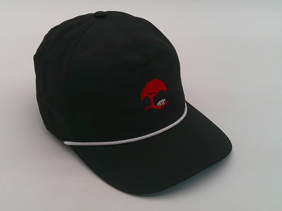 #ad Greyson Clothiers Hat Cap Snap Back One Size Mens Black Rope Tree Wolf Golf Logo $27.99