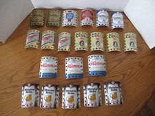 Vintage 1970s Beer Can Parts For Crochet Hat Making Lot Of 21 Hamms Coors Etc