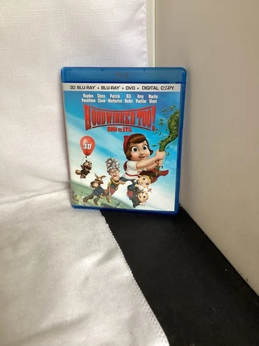 Hoodwinked Too! Hood vs Evil 3D Blu-Ray + Blu-Ray + DVD (2011) 4 Disc Combo Pack