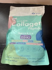 8-in-1 Advanced Multi Collagen Peptides Powder 1lb For Beauty And Health - NEW!
