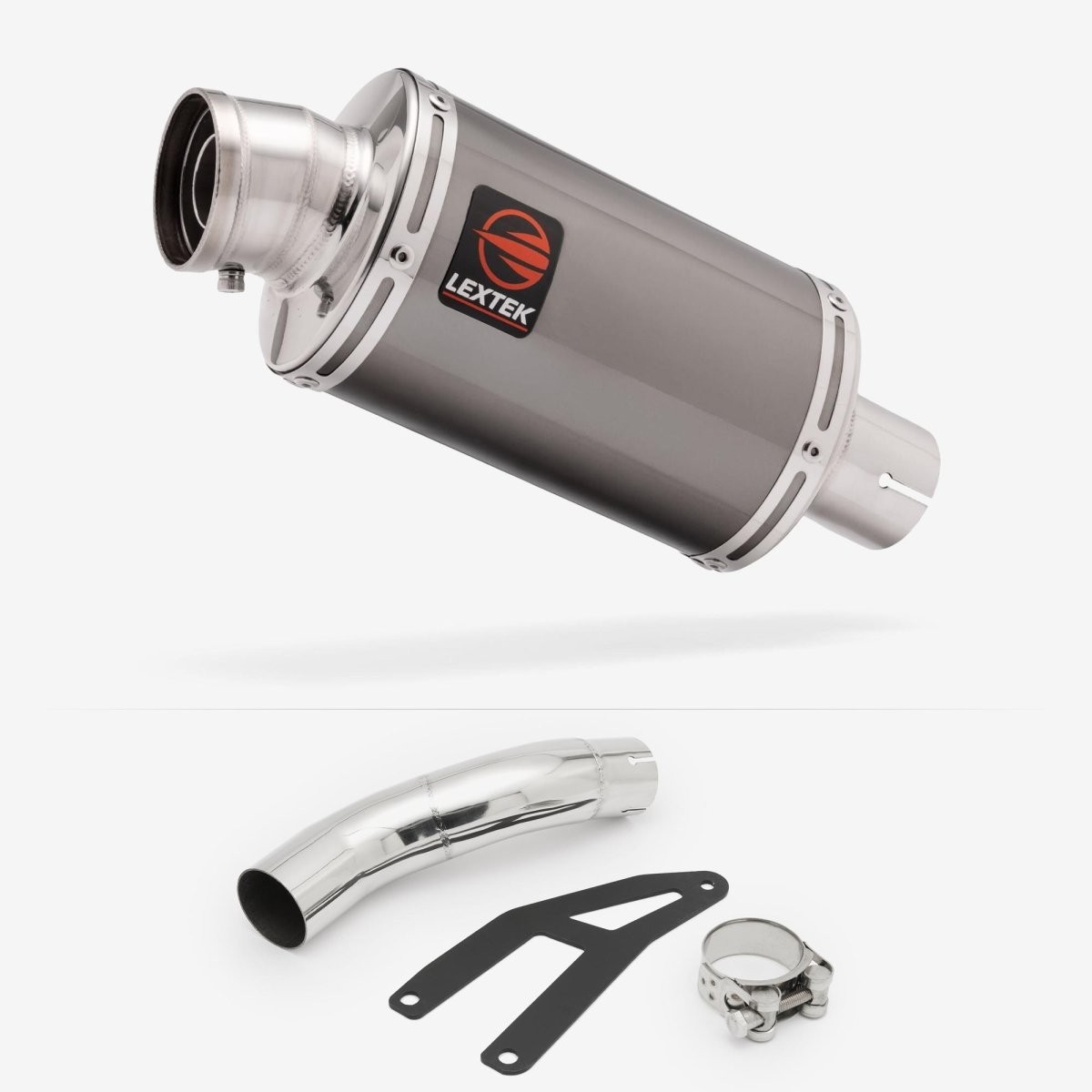 Lextek Slip-on S/Steel 350mm Exhaust for Triumph Speed Triple 1050 16-18